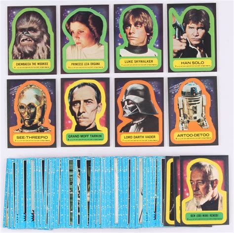 SHINY BLA. . Star wars collector cards 1977 value